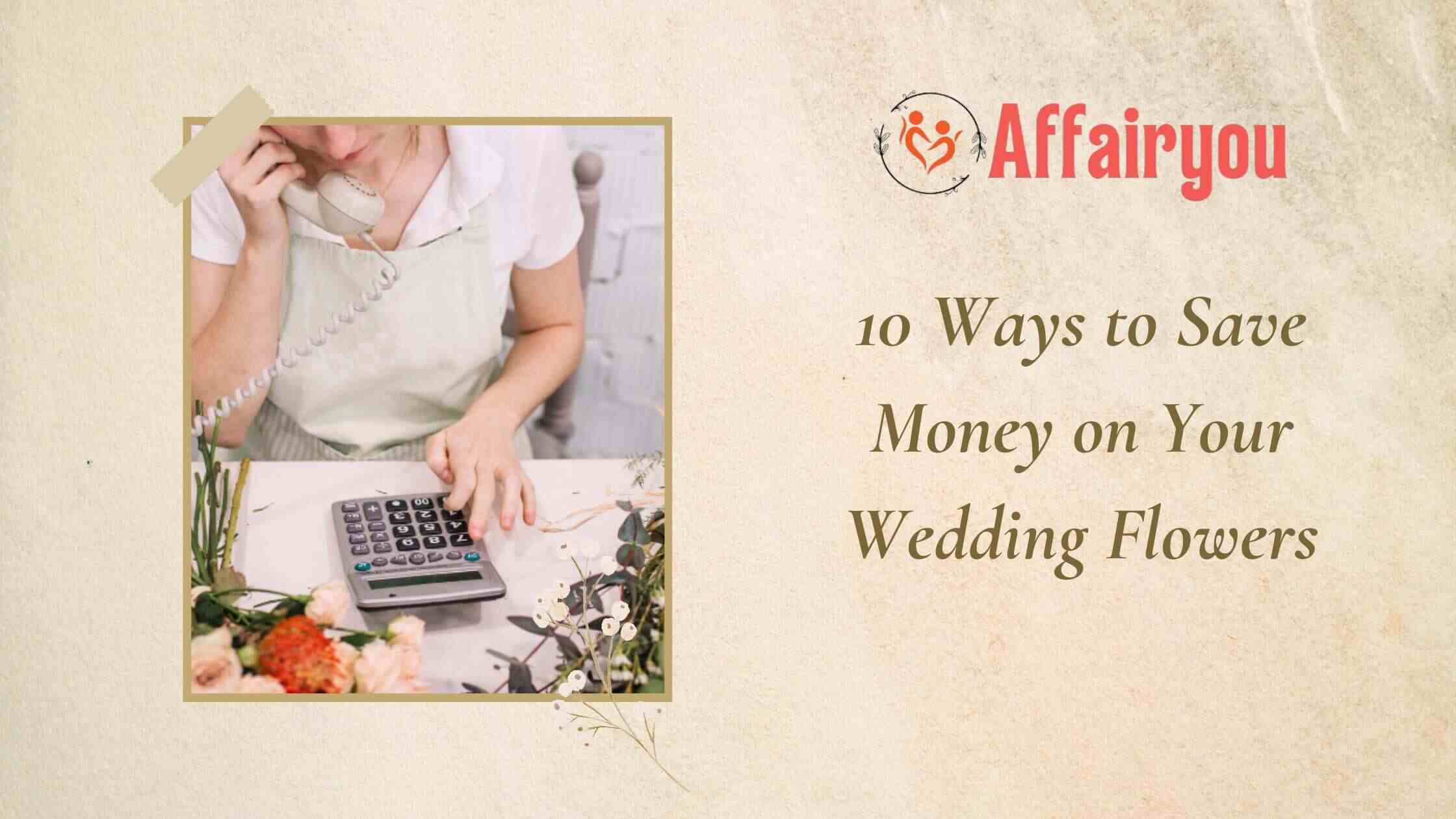 10 Ways to Save Money on Your Wedding Flowers