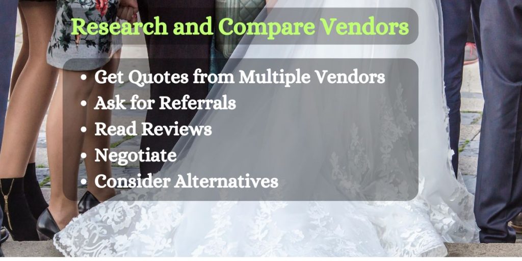 Research and Compare Vendors