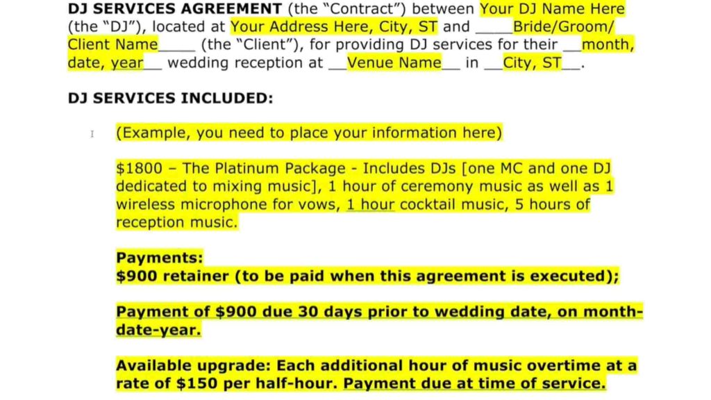 Signing The Contract